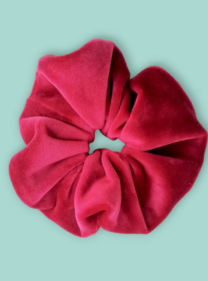 Creative-Stardust-Velvet-scrunchie-Red-Bordeau3
