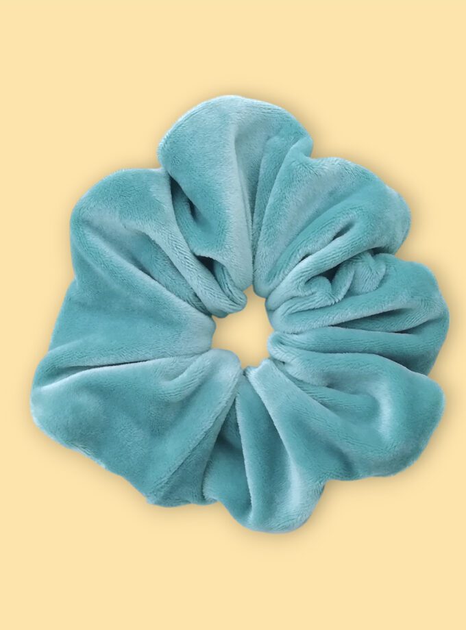 Creative-Stardust-Velvet-scrunchie-light-blue-silver3