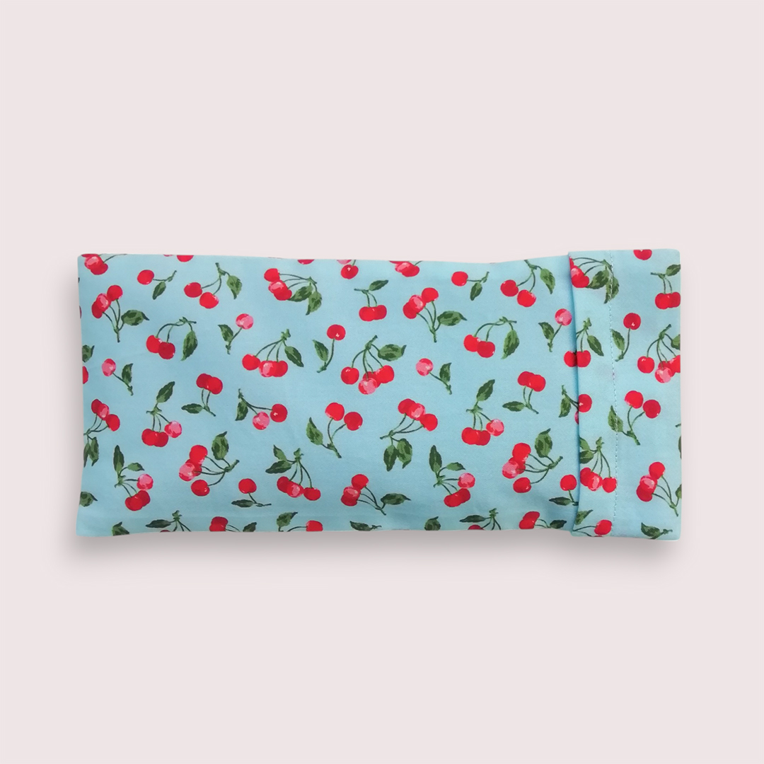 Eye pillow - cherries blue - Image 3