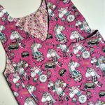 Παιδική Ποδιά Pinafore διπλής όψης (4 επιλογές) - Ποδίτσα διπλής όψης μονόκεροι & λουλουδάκια