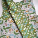 Παιδική Ποδιά Pinafore διπλής όψης (4 επιλογές) - Ποδίτσα διπλής όψης κροκόδειλοι & φοινικόδασος